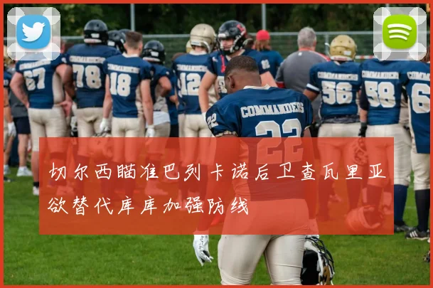 切尔西瞄准巴列卡诺后卫查瓦里亚欲替代库库加强防线